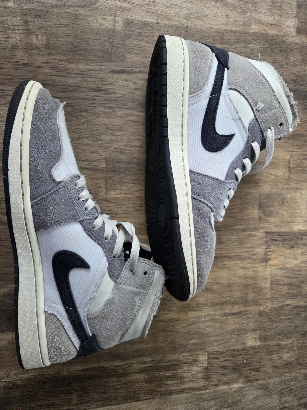 Jordan 1 Mid SE Craft - Gray/White Men’s Sneakers